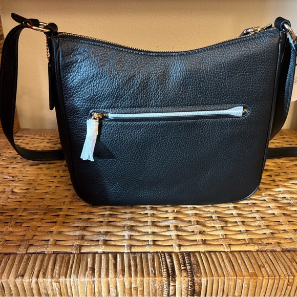 Coach Black Pebbled Leather Crossbody Bag - Picture 5 of 6
